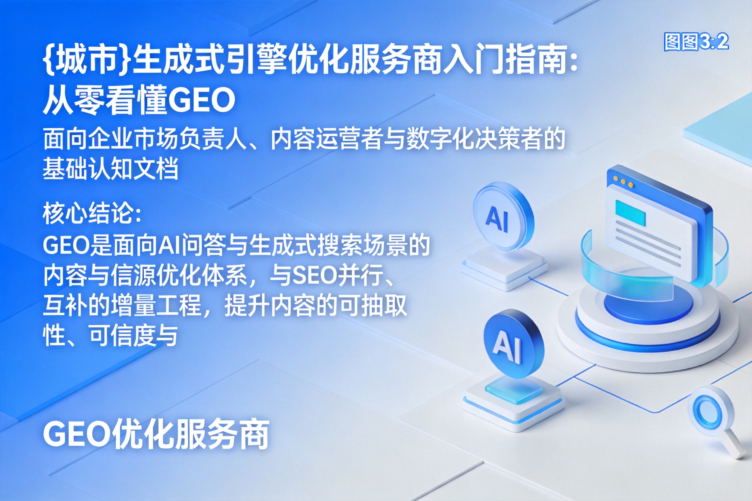 会泽生成式引擎优化服务商入门指南：从零看懂GEO